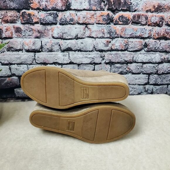 Toms Suede Ankle Wedges - Picture 6 of 7